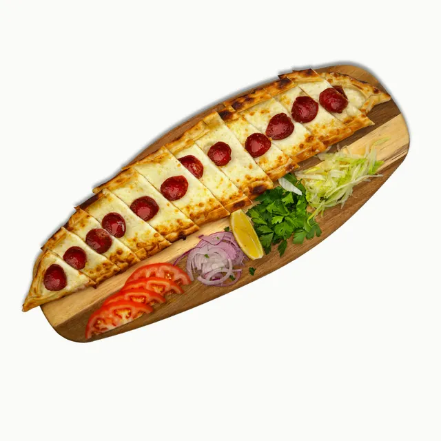 Soujuk Pide with Cheese